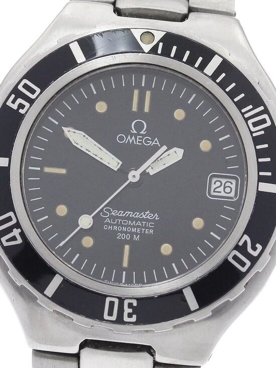 Omega Seamaster 200m Pre-Bond Men Quartz Black Vintage Watch  OMEGA Seamaster200m Date black Dial Automatic Men\'s Watch_958412